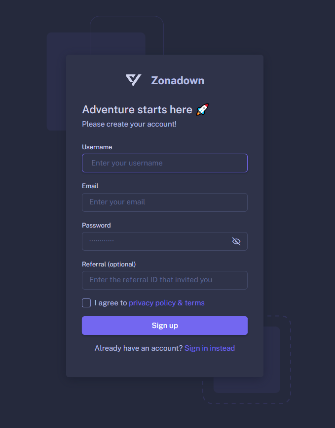 Designing UI